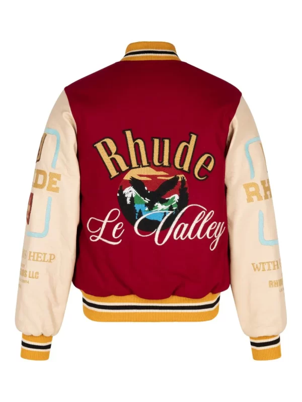 Rhude Men’s Varsity Jackets – Red