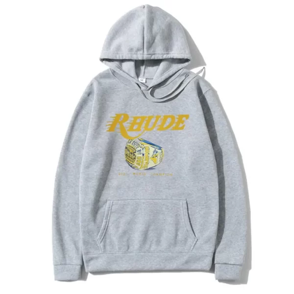 Rhude Angeles Grey Hoodie