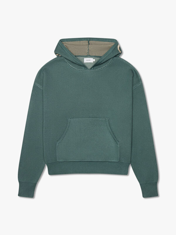 Rhude Script Logo Knit Hoodie