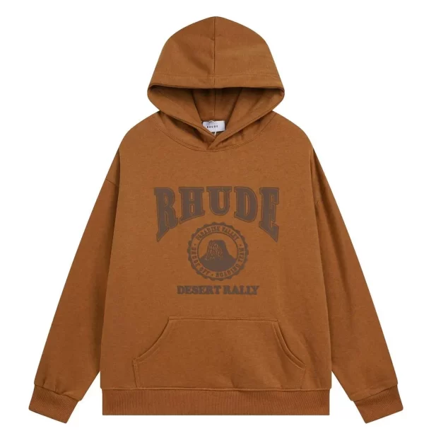 RHUDE Brown Hoodie