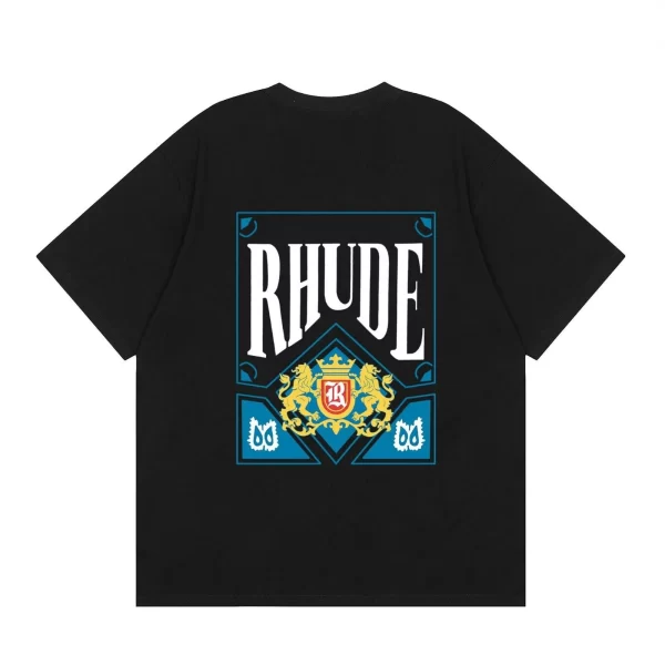 RHUDE Black T-Shirt