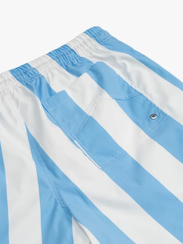 Rhude Logo Striped Trunks