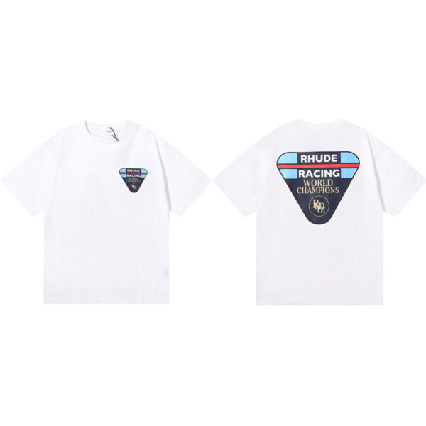 Rhude 23Ss Cotton T-Shirt 5057 White