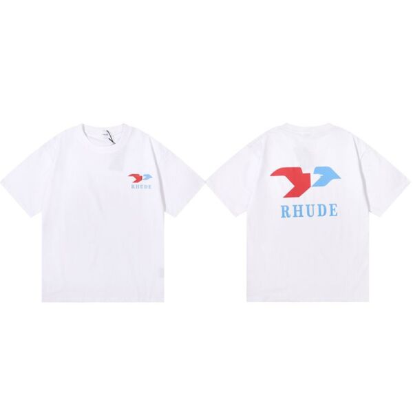 Rhude 23Ss Cotton T-Shirt 5035 White