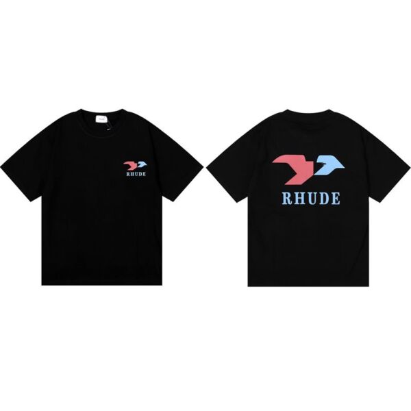 Rhude 23Ss Cotton T-Shirt 5035 Black