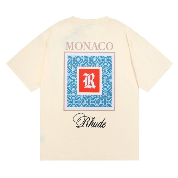 Rhude Monaco T-Shirt Apricot