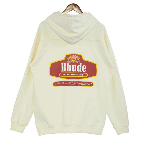 RHUDE Hoodie Motorsport Apricot