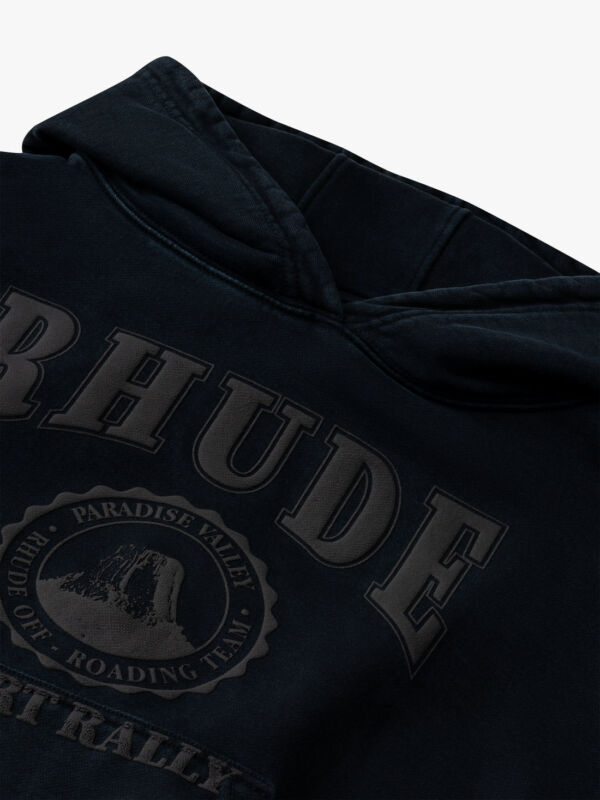 Rhude Desert Valley Logo Hoodie Black