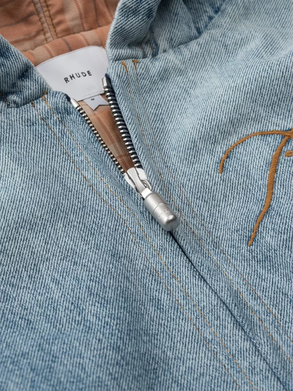 Rhude Denim Hoodie