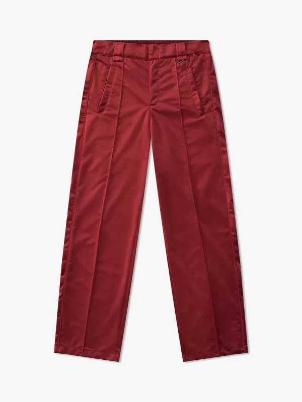 Rhude Velvet Track Pant Red