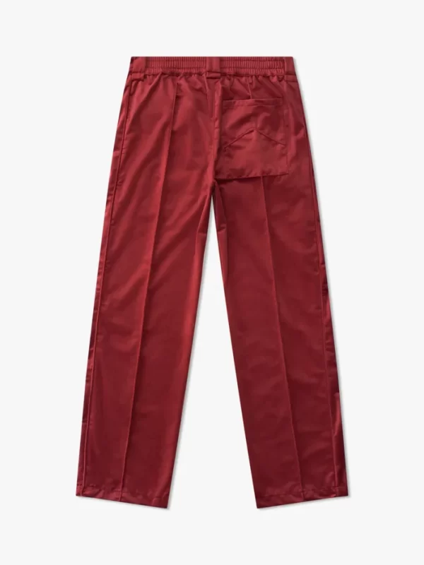 Rhude Velvet Track Pant Red