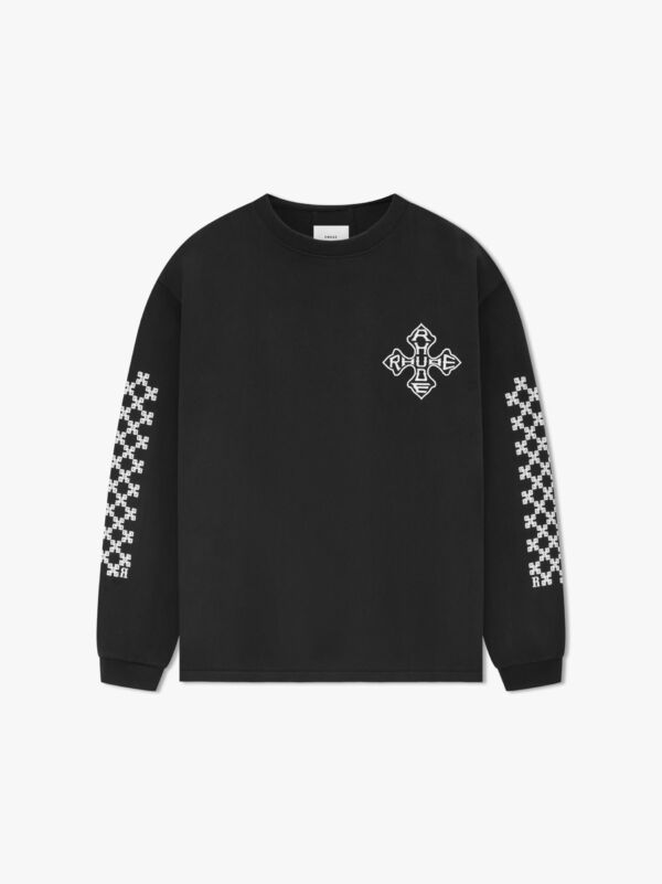 RHUDE BLACK CROSS TEE