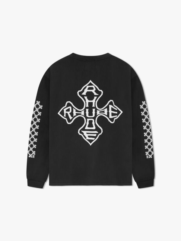 RHUDE BLACK CROSS TEE