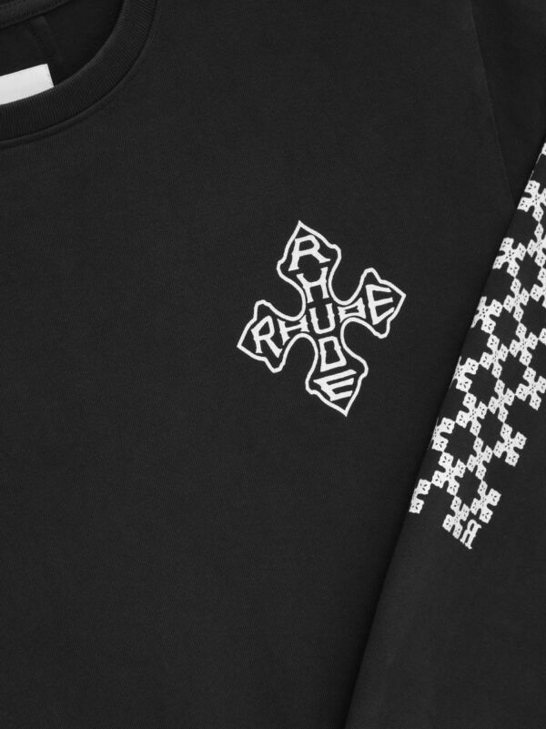 RHUDE BLACK CROSS TEE