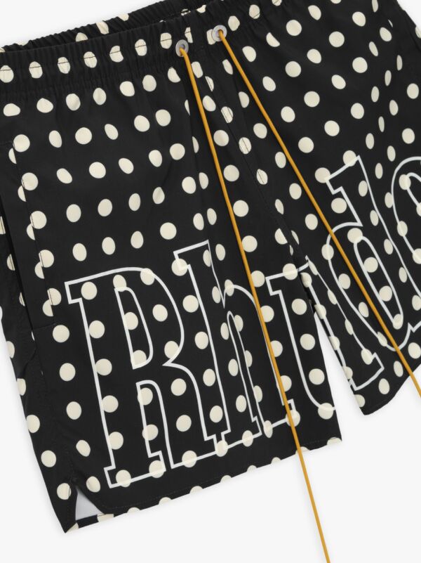 Rhude Logo Polka Dot Swim Short