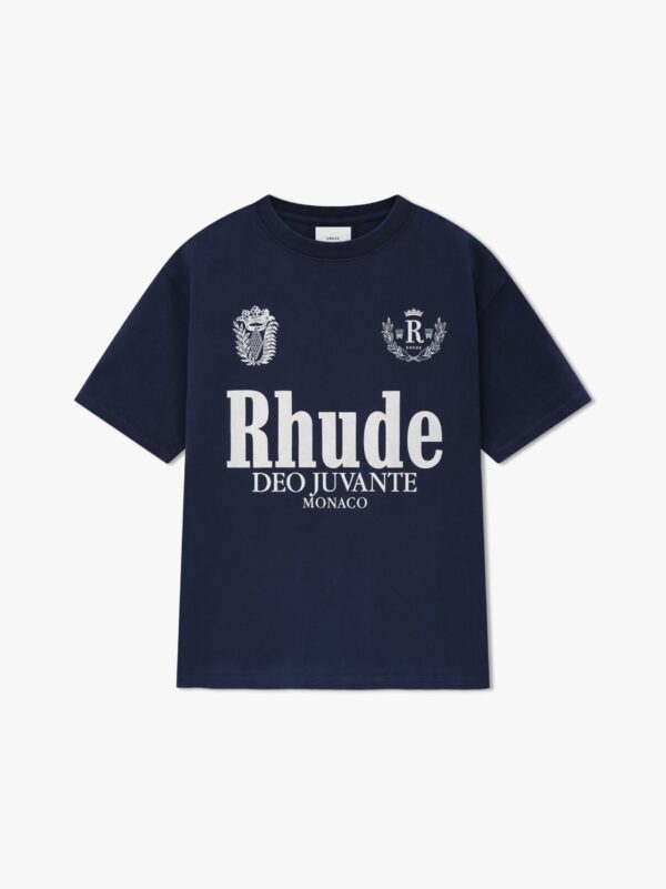 Rhude Deo Juvante Black Tee